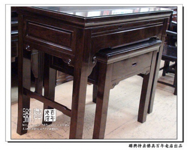 檀木八方吉利桌 7