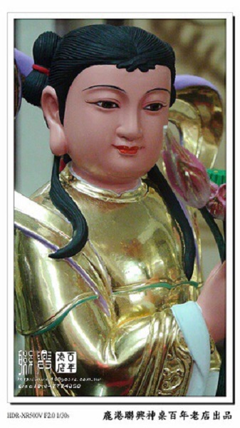 龍女安金彩繪 3