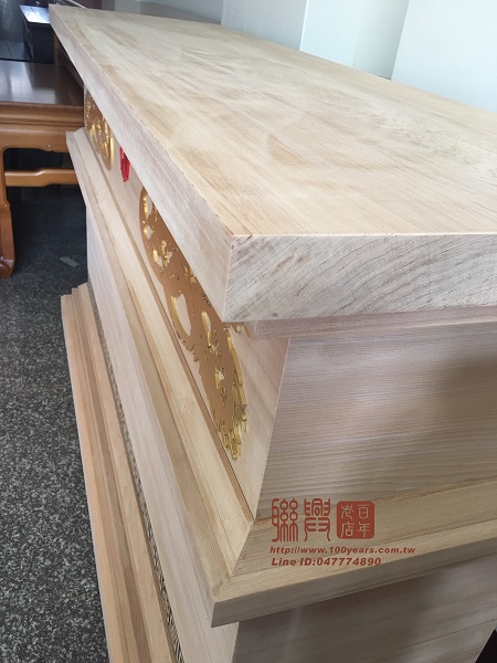 客製檜木箱型佛桌 4
