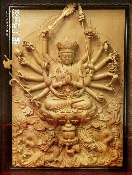 浮雕準提佛母 2