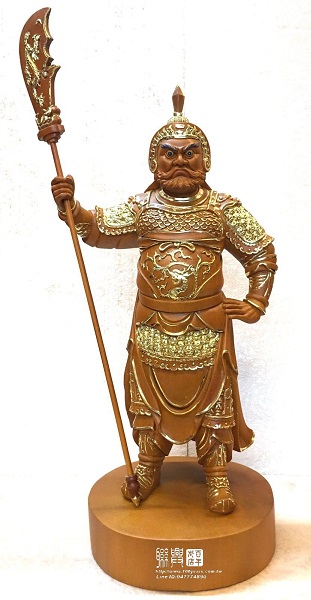 客製周倉將軍描金 1