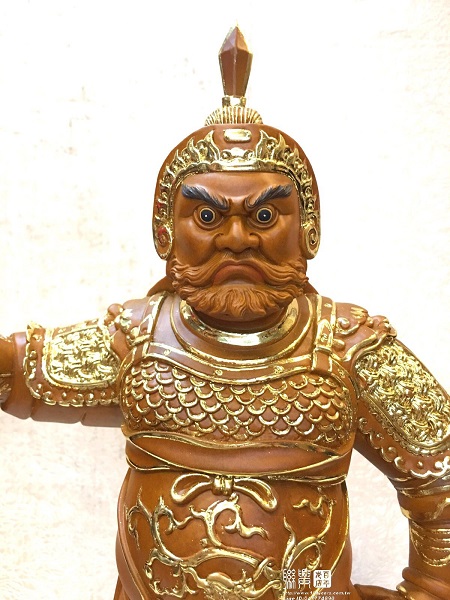 客製周倉將軍描金 2