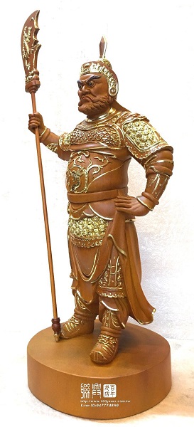 客製周倉將軍描金 3