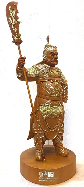 客製周倉將軍描金 4