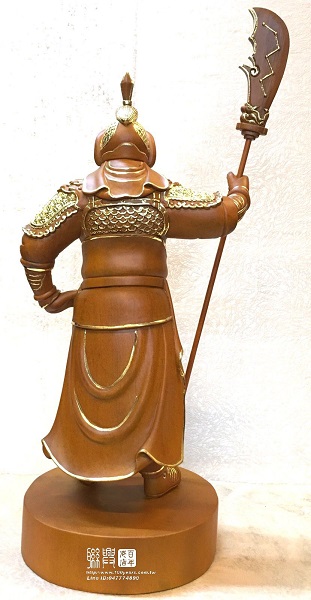 客製周倉將軍描金 5