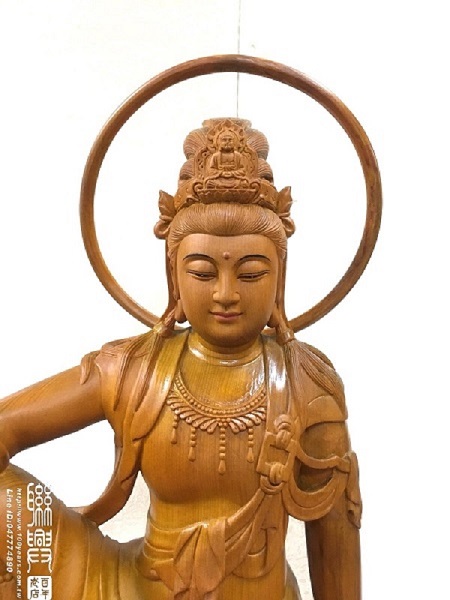 尺六檜木悠然自在觀音 2