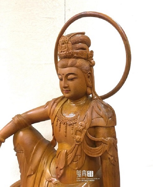 尺六檜木悠然自在觀音 5