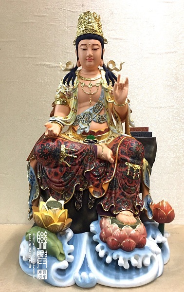 尺六極彩悠然自在觀音 1