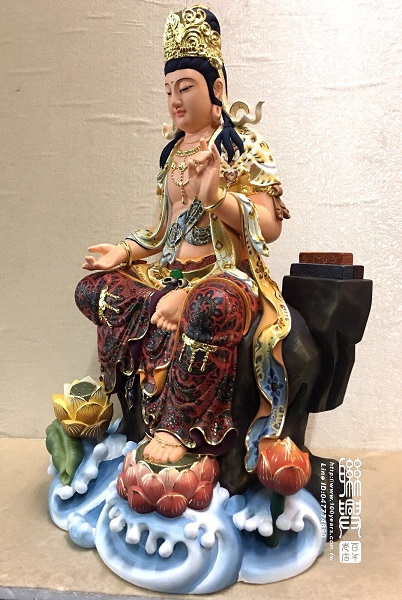 尺六極彩悠然自在觀音 4