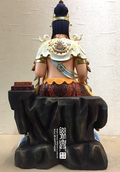 尺六極彩悠然自在觀音 8