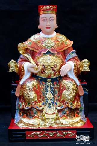 臻彩鍍膜包膜：客製包頭媽祖極彩