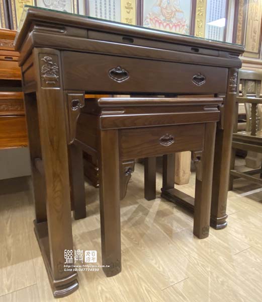 榆木平安富貴桌 9