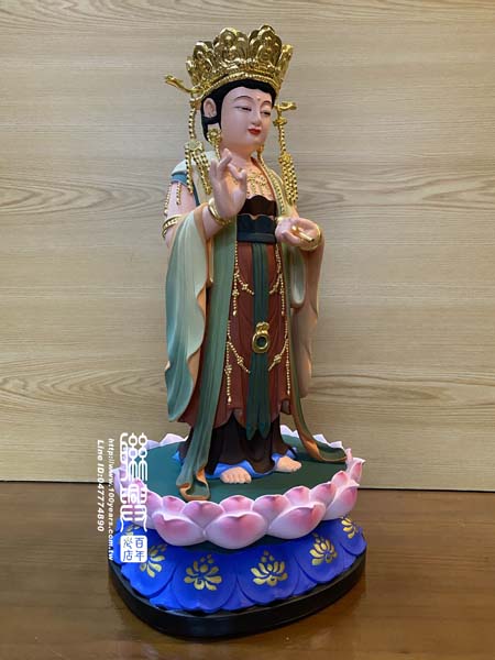 客製戴七佛帽站觀音 5