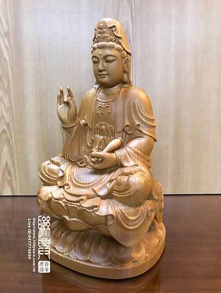 8.6寸台灣檜木觀音 3