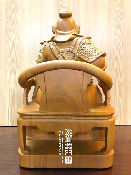 漆線描金關聖帝君 7