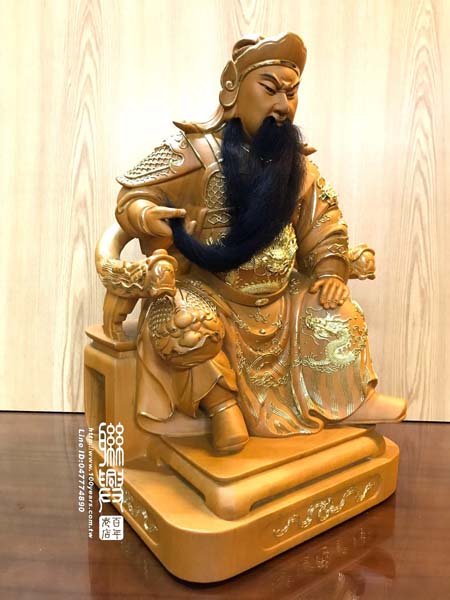 漆線描金關聖帝君 4