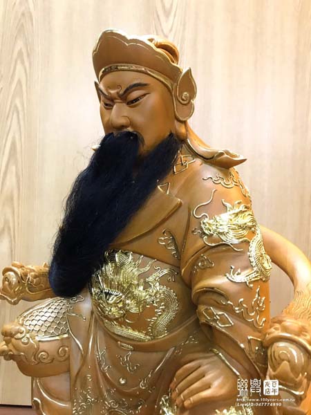 漆線描金關聖帝君 5