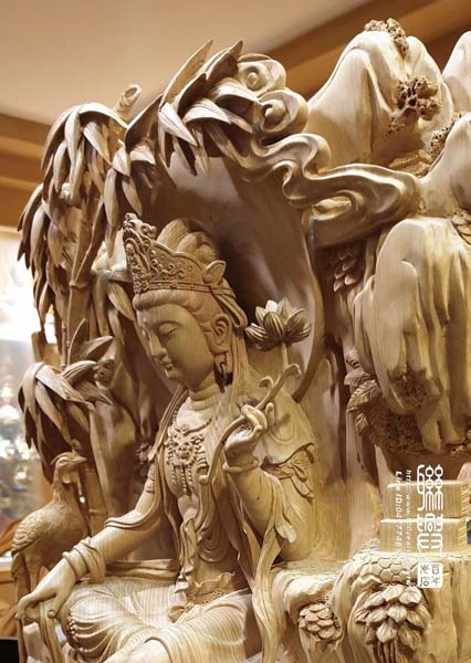 2尺2頂級台灣肖楠觀音 6