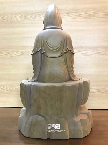頂級金絲楠木尺六執株觀音 6