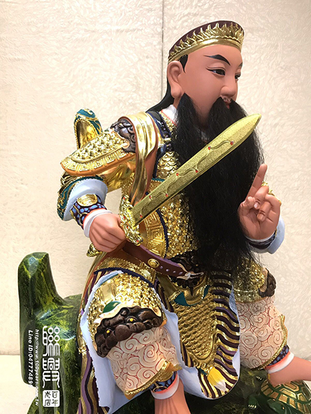 台製漆線安金彩繪玄天上帝 6