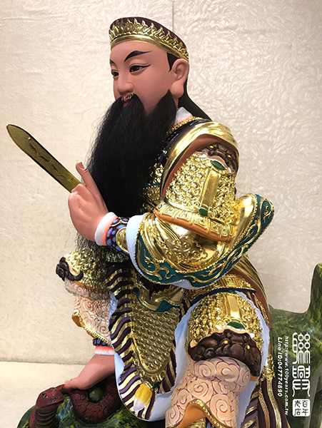 台製漆線安金彩繪玄天上帝 4