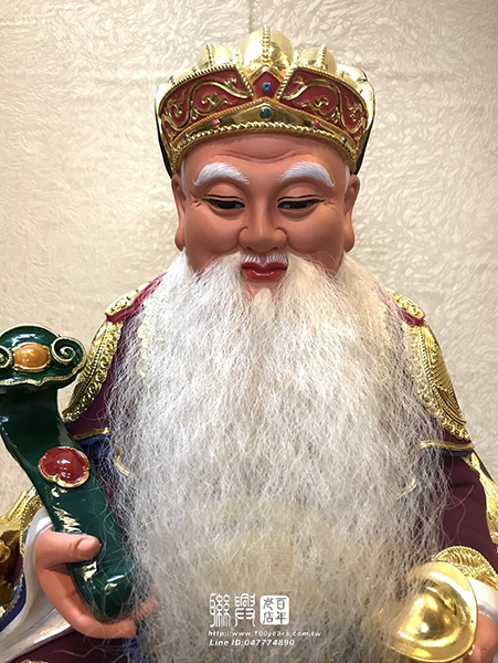 台製漆線安金彩繪福德正神 2