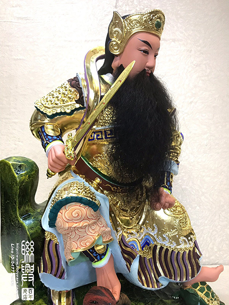台製漆線安金彩繪玄天上帝 6