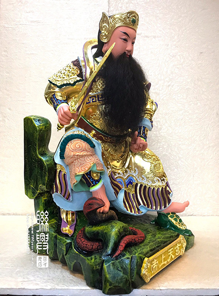 台製漆線安金彩繪玄天上帝 5