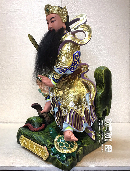 台製漆線安金彩繪玄天上帝 3