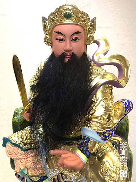 台製漆線安金彩繪玄天上帝 2