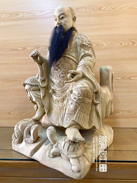 客製兩尺二金絲楠木玄天上帝（三） 3