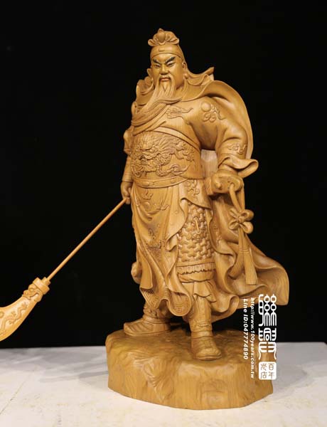 尺三台灣梢楠站武聖關公 2