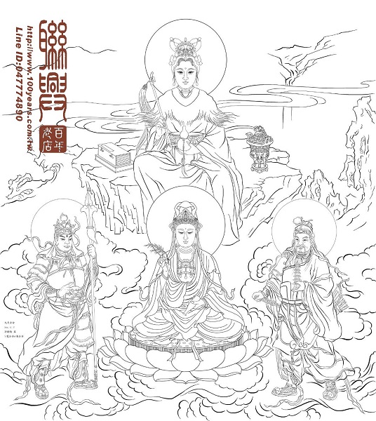 客制九天玄女观音二郎神托塔天王 2