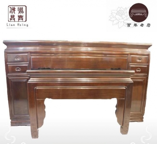 檀木素面箱型桌 1