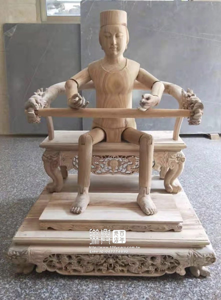 客製2.8尺樟木軟身媽祖 4