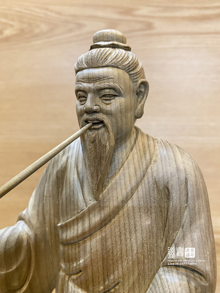 客製金絲楠木8.8寸胡秀華仙師 3