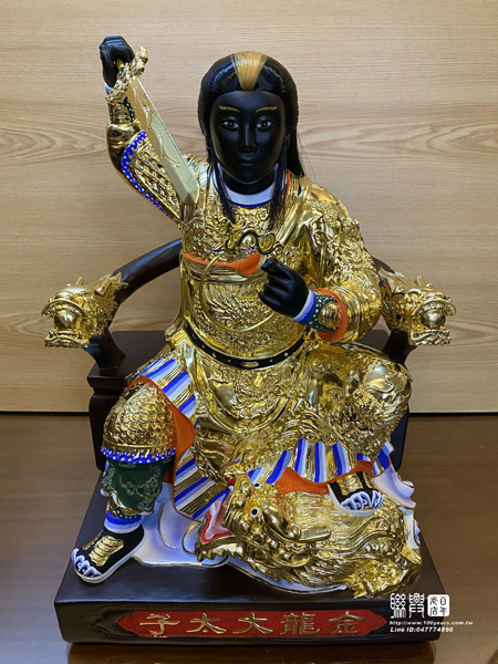 客製尺三樟木植髮金龍太子