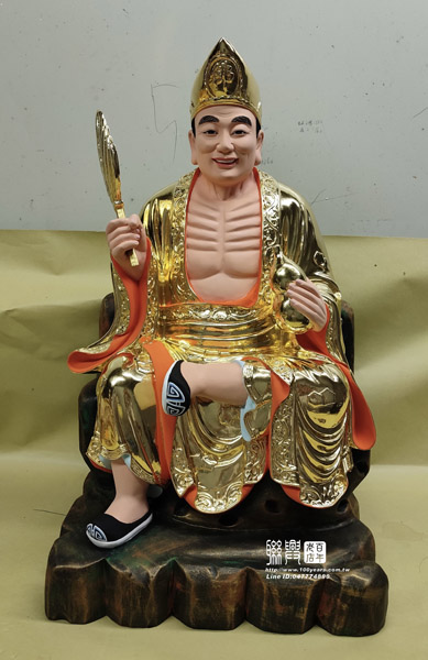 客製尺六安金彩繪濟公