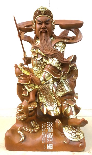 偏體玄天上帝描金