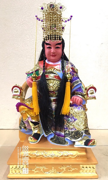 植髮手工帝帽坐龍椅太子